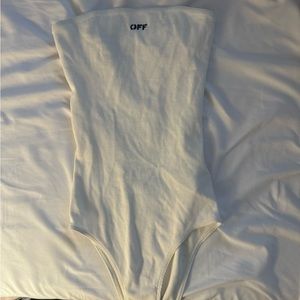 Off white body suit XS